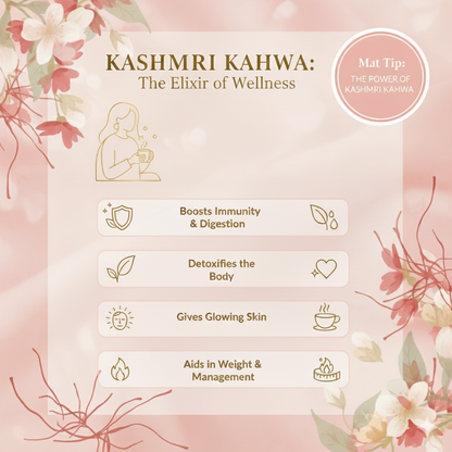 Sober Nation Kashmiri Kahwa (20 Tea Bags) Boosts Immunity, Digestion, Gives Glowing skin, Detoxifies Body, Reduces Stress, Fatigue